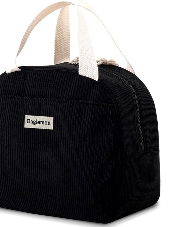 Handbags - Lunch Bag for Women Men Cute Corduroy Lunch Tote Bags Reusable Insulated Lunch B